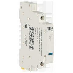 ARMAT Лампа индикаторная одинарная LED 12-48В AC/DC голубая IEK