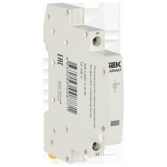 ARMAT Лампа индикаторная одинарная LED 12-48В AC/DC белая IEK