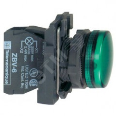 Лампа сигнальная 22мм 230/240V зеленая