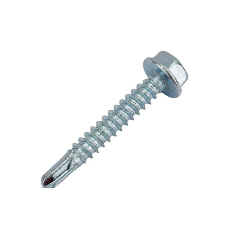 Саморез DIN7504K 4.8х32 шестигранная голова сверлоконечный оцинкованный (10 шт.)