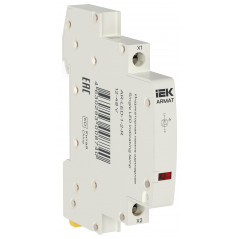 ARMAT Лампа индикаторная одинарная LED 12-48В AC/DC красная IEK