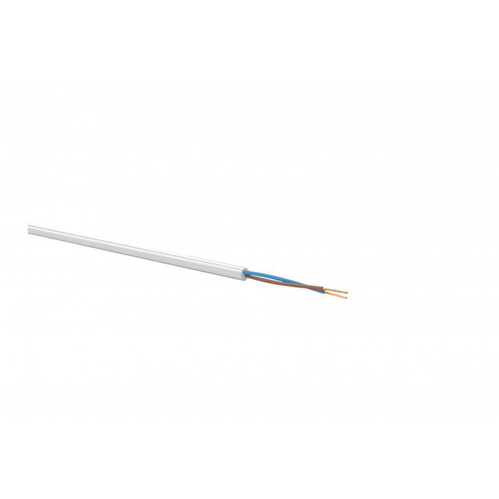 Провод ПВС 2х1 белый (20м) Провод ПВС 2х1 белый (20м)