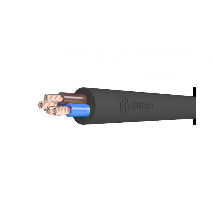 Провод ПВС 4х10 черный