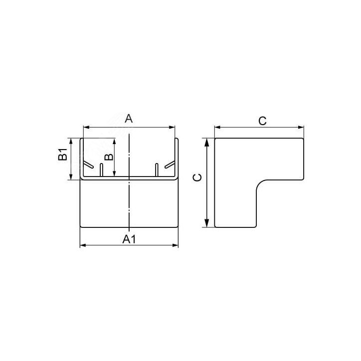 Угол внутренний 40x17 AIM In-liner Угол внутренний 40x17 AIM In-liner