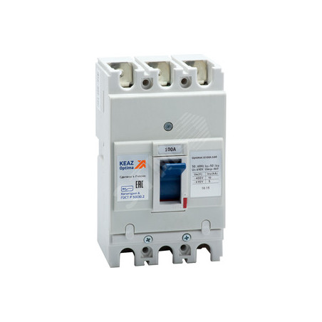 Выключатель автоматический OptiMat E100L100-УХЛ3-РЕГ