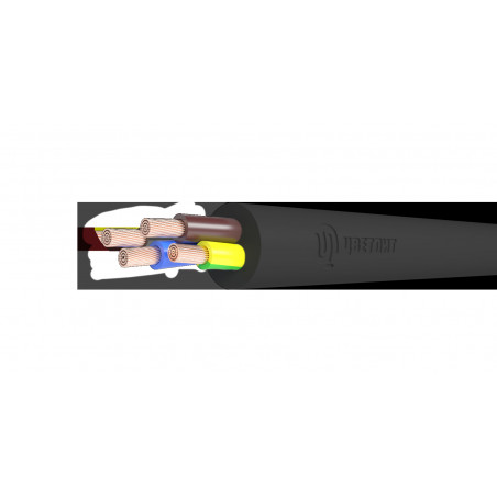Провод ПВСнг(А)-LS 3х2,5+1х2,5 Ч (100 м)