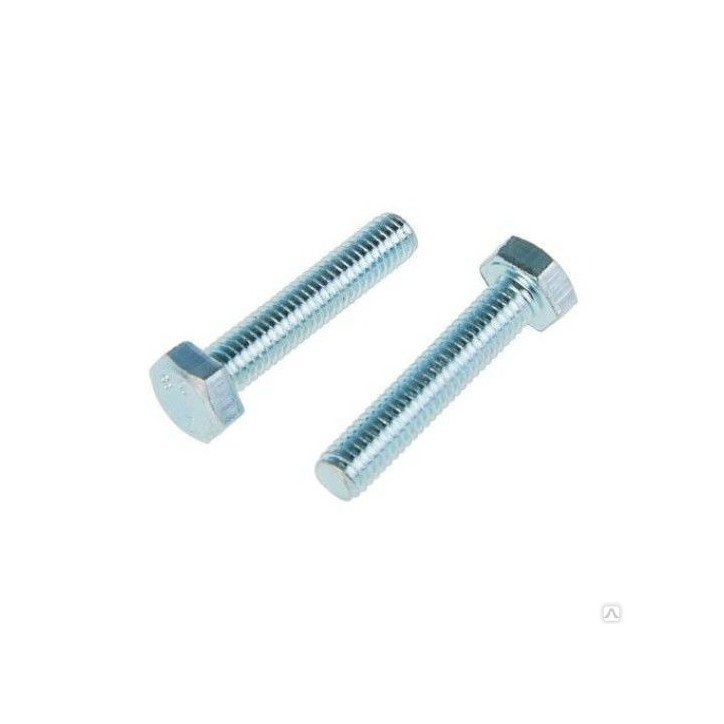 Болт DIN 933 M10х150 5.8 ZN с шестигранной головкой и полной резьбой оцинкованный