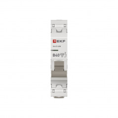 Автоматический выключатель 1P 40А (B) 4,5kA ВА 47-63N EKF PROxima