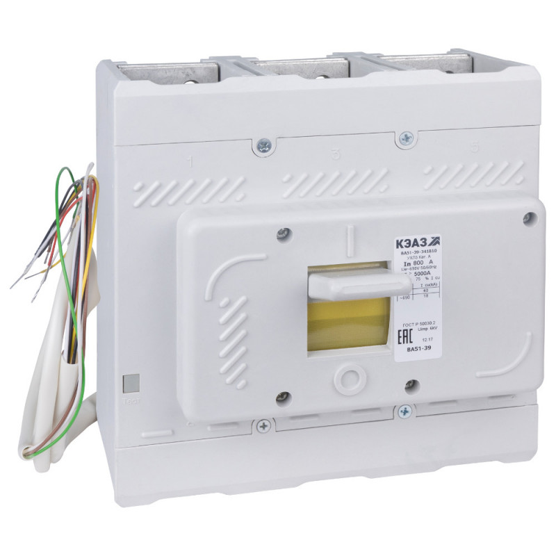 Выключатель автоматический ВА51-39-344710-400А-2500-690AC-НР230AC/220DC-УХЛ3-