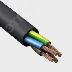 Провод ПВСнг(А)-LS 3х2,5+1x2,5 (ч)