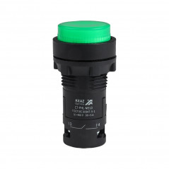 Кнопка с фиксацией с подсветкой OptiSignal Compact D22 C7-PHL-B310 зеленая 1НО 24 В AC/DC XB7NJ03B1