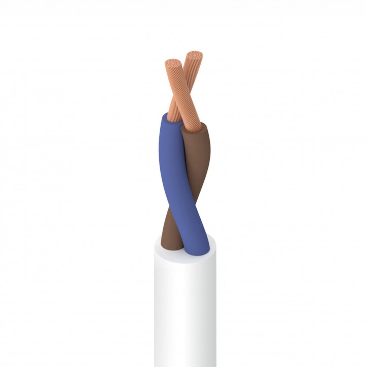 Провод ПВС 2х2.5 белый (20м)