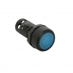 Кнопка с подсветкой OptiSignal Compact D22 C7-PL-B601 синяя 1НЗ 24 В AC/DC XB7NW36B2