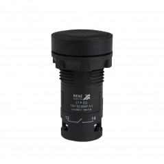 Кнопка OptiSignal Compact D22 C7-P-211 черная 1НО+1НЗ XB7NA25