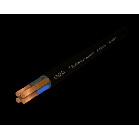 Провод ПВС 4х4.0-380/660 (Ч. бар)