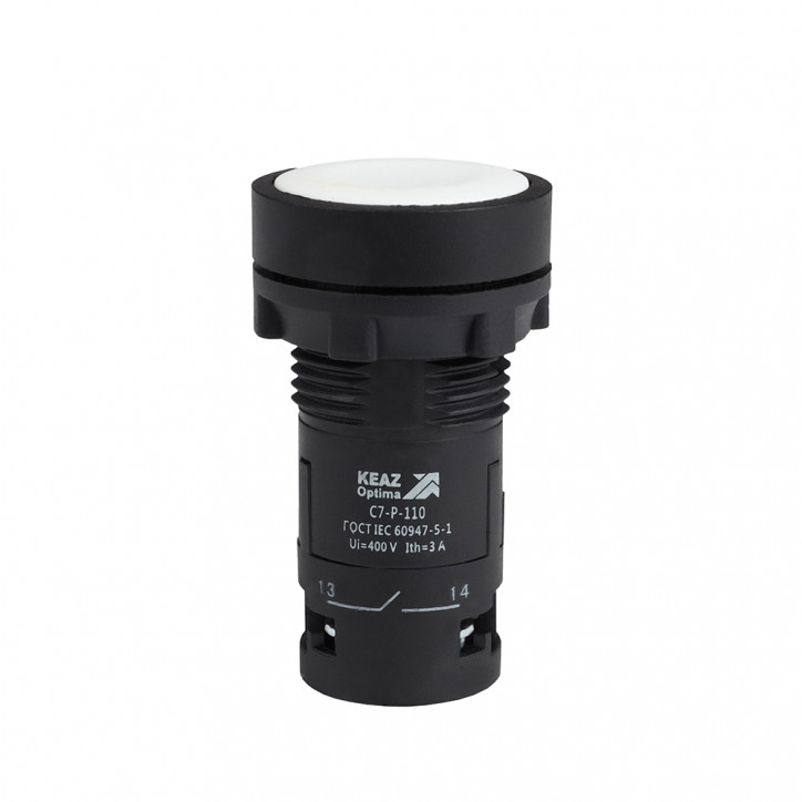 Кнопка OptiSignal Compact D22 C7-P-110 белая 1НО XB7NA11 Кнопка OptiSignal Compact D22 C7-P-110 белая 1НО XB7NA11