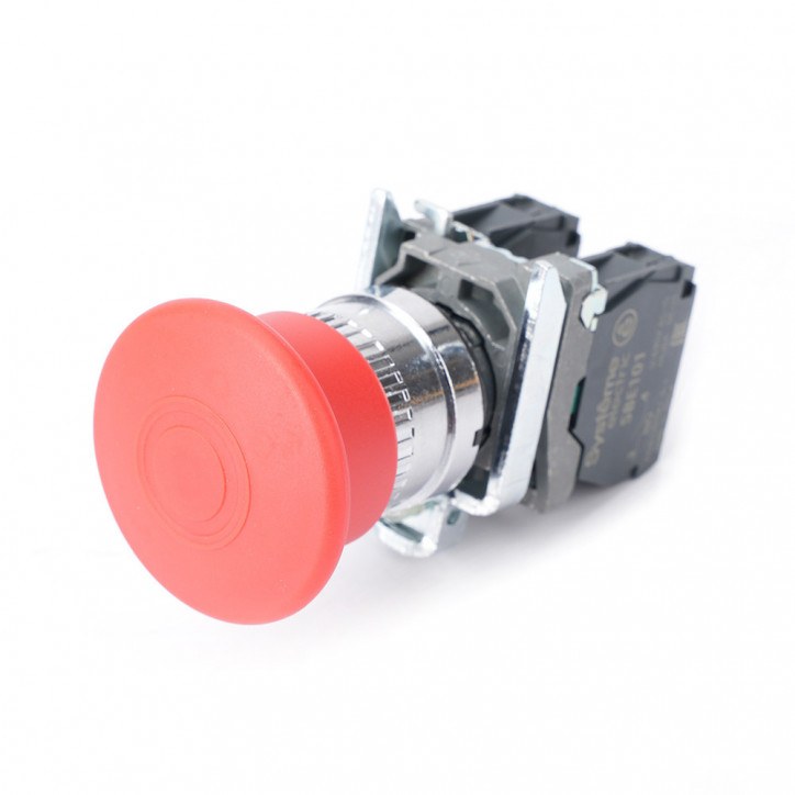 Кнопка аварийного останова SB4 в сборе 22мм 40мм тяни-толкай металл 1НО+1НЗ Кнопка аварийного останова SB4 в сборе 22мм 40мм тяни-толкай металл 1НО+1НЗ