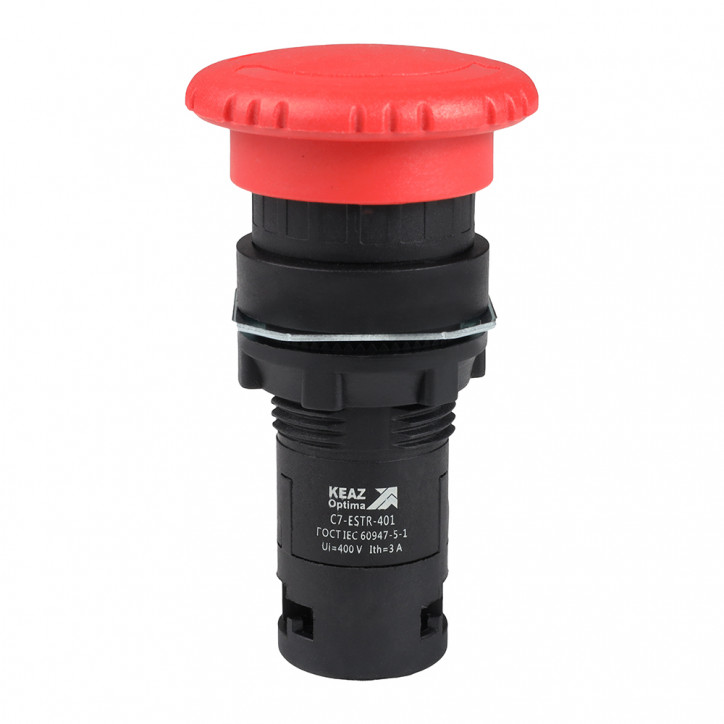 Кнопка аварийного останова OptiSignal Compact D22 C7-ESTR-401 красная 1НЗ XB7ES542P Кнопка аварийного останова OptiSignal Compact D22 C7-ESTR-401 красная 1НЗ XB7ES542P