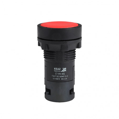 Кнопка с фиксацией OptiSignal Compact D22 C7-PH-410 красная 1НО XB7NH41