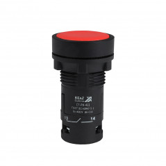 Кнопка с фиксацией OptiSignal Compact D22 C7-PH-411 красная 1НО+1НЗ XB7NH45