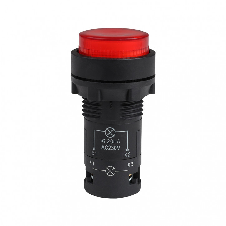 Кнопка с подсветкой OptiSignal Compact D22 C7-PL-M401 красная 1НЗ 230 В AC XB7NW34M2 Кнопка с подсветкой OptiSignal Compact D22 C7-PL-M401 красная 1НЗ 230 В AC XB7NW34M2