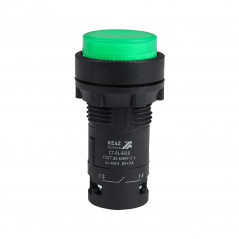 Кнопка с подсветкой OptiSignal Compact D22 C7-PL-M301 зеленая 1НЗ 230 В AC XB7NW33M2