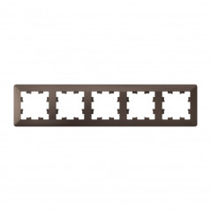 ATLASDESIGN AIR 5-постовая РАМКА, МОККО/дымчатый черный