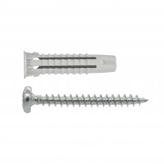 Крепление универсальное с шурупом 4х40 с полукруглой головой (10 шт.)