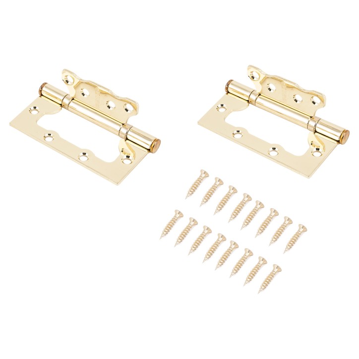 АЛЛЮР 100х75 2BB BP КОРОБКА 2,5мм латунь Петля накладная без врезки 2 шт (50,10) АЛЛЮР 100х75 2BB BP КОРОБКА 2,5мм латунь Петля накладная без врезки 2 шт (50,10)