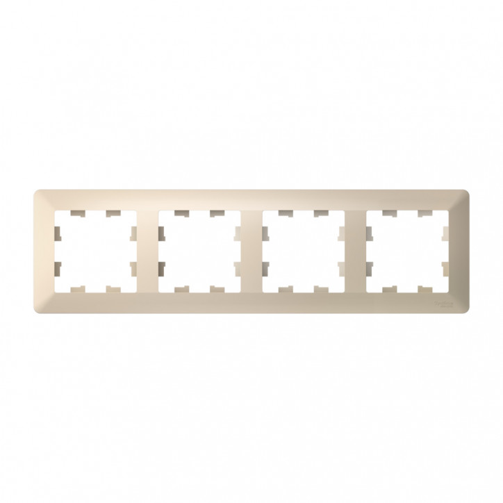 ATLASDESIGN AIR 4-постовая РАМКА, БЕЖЕВЫЙ/дымчатый белый