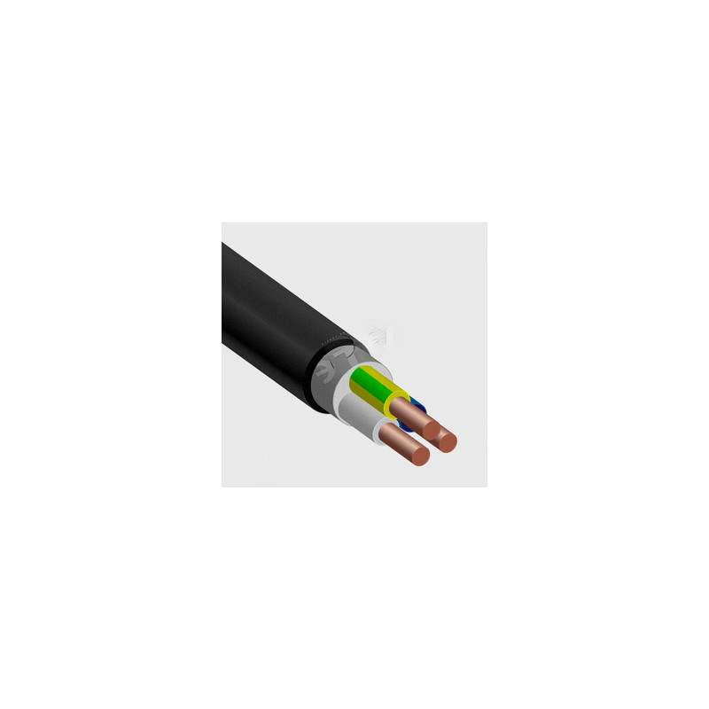 Кабель силовой ВВГп-НГ(А)LS 3х1.5 бухта 50м