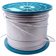 Трос DIN3055 3,0мм стальной оцинкованный (250м)