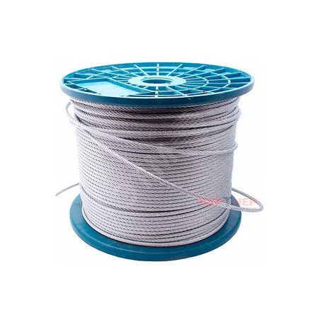 Трос DIN3055 3,0мм стальной оцинкованный (250м)