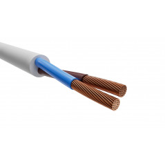 Провод ПВС 2х4 белый 100 м