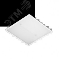 Светильник светодиодный ДВО/ДПО-32w LED 3500Лм 5000К призм IP20 грильято 603х603 AVRORA