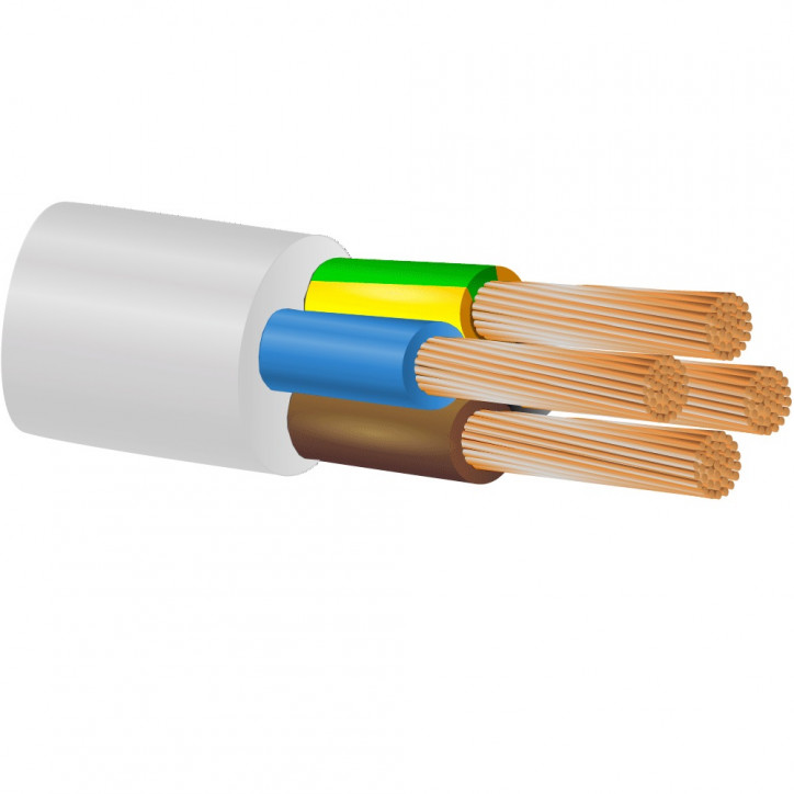 Провод силовой ПВС 4х10 Провод силовой ПВС 4х10