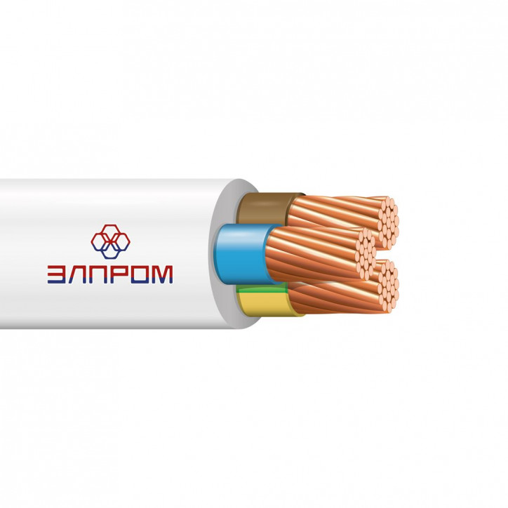 Провод ПВС 3х10 белый