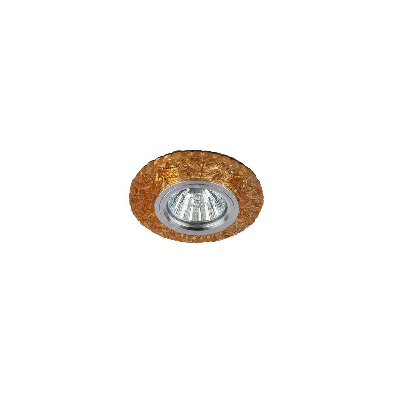 Светильник точечный декоративный c белой светодиодной подсветкой, чай DK LD4 TEA/WH