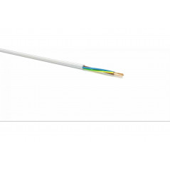 Провод ПВС 3х0.75 черный барабан