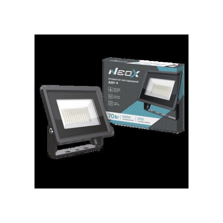 Прожектор светодиодный ДДО-8 70Вт 6500К 7000Лм 100лм/Вт IP65 NEOX