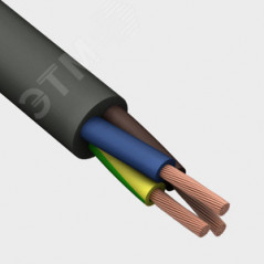 Провод ПВСнг(А)-LS 2х1+1x1 (ч)
