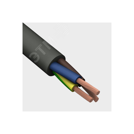 Провод ПВСнг(А)-LS 2х1+1x1 (ч)