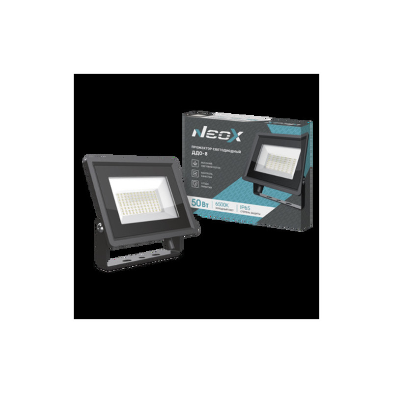 Прожектор светодиодный ДДО-8 50Вт 6500К 5000Лм 100лм/Вт IP65 NEOX