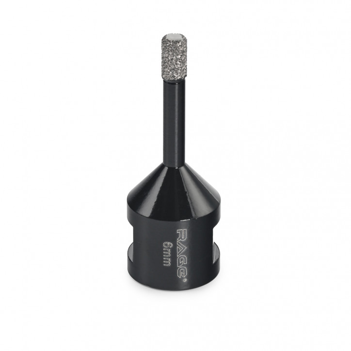 Коронка алмазная 6 мм по керамограниту по керамике для УШМ