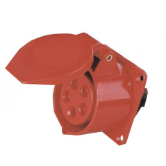 Розетка фланцевая 325-32А 3P+PE+N 6h 380АС 325 IP44