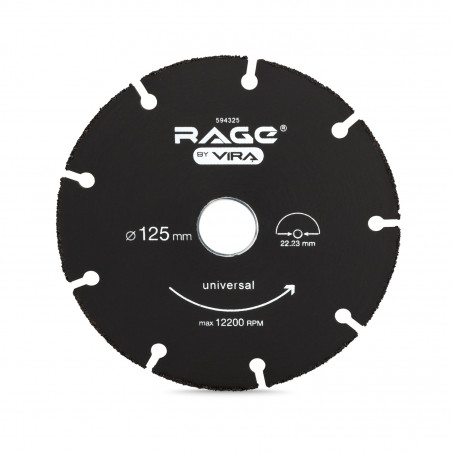 Диск отрезной пильный 125 мм универсальный для УШМ