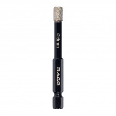 Сверло алмазное по керамограниту 6 мм с шестигранным хвостовиком