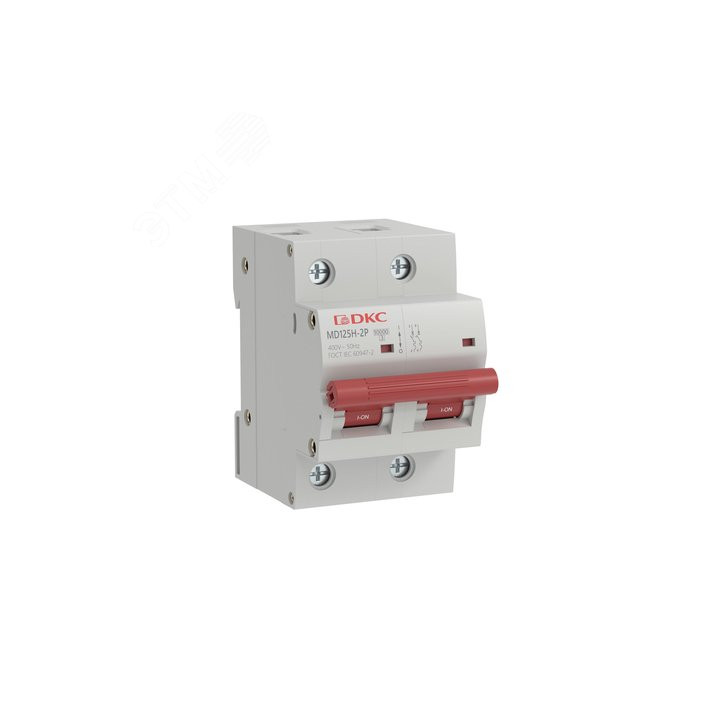 Выключатель автоматический модульный YON max типа MD125H, 10кА, 2 полюса, хар-ка B, 100А Выключатель автоматический модульный YON max типа MD125H, 10кА, 2 полюса, хар-ка B, 100А