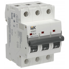 ARMAT Автоматический выключатель без теплового расцепителя M10N-MA 3P C 1А IEK