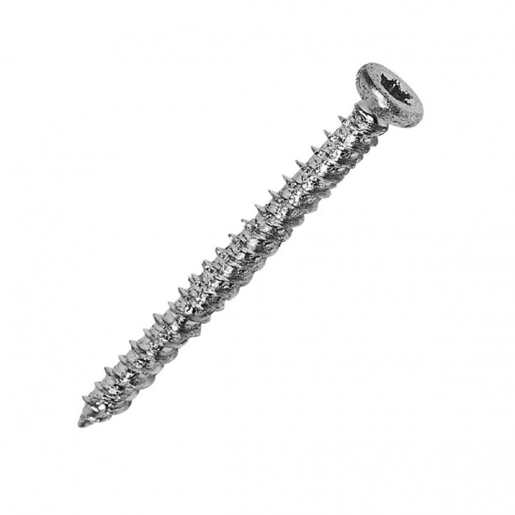 Шуруп по бетону SORMAT, нагель 7,5х112 белый цинк